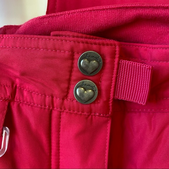 32 Degrees Girls Zip off Suspender Pink Pant 10/12 - Picture 7 of 10